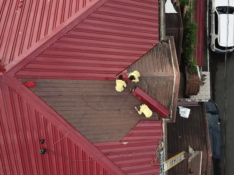 roof repair project completed